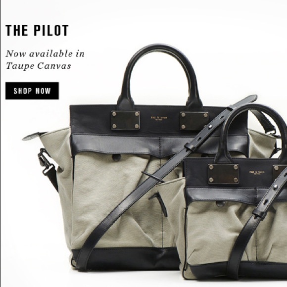 canvas pilot bag